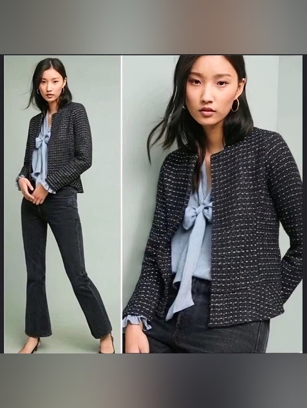 Anthropologie Dolan Left Coast Collection Tweed Blazer